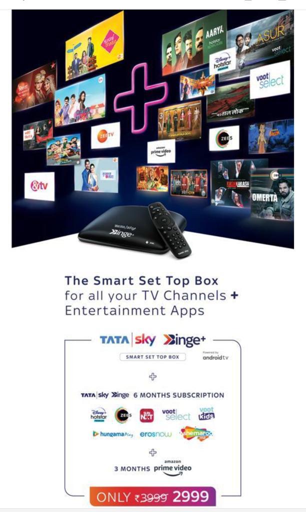 Tata Sky New Connection in Mahabood Nagar